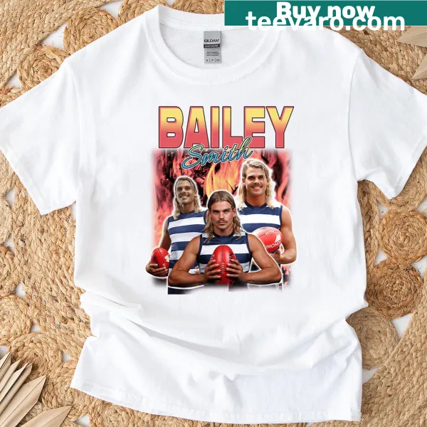 Minimalist silhouette design on Baileys Smiths Bazlenka T-shirt