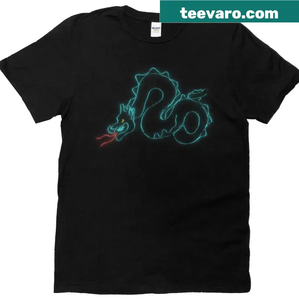 Distressed t-shirt inspired by Blade Runner's White Dragon Noodle Bar