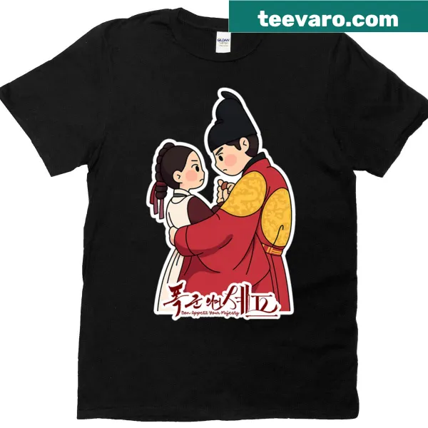 Kdrama fanart T-shirt with a whimsical royal theme