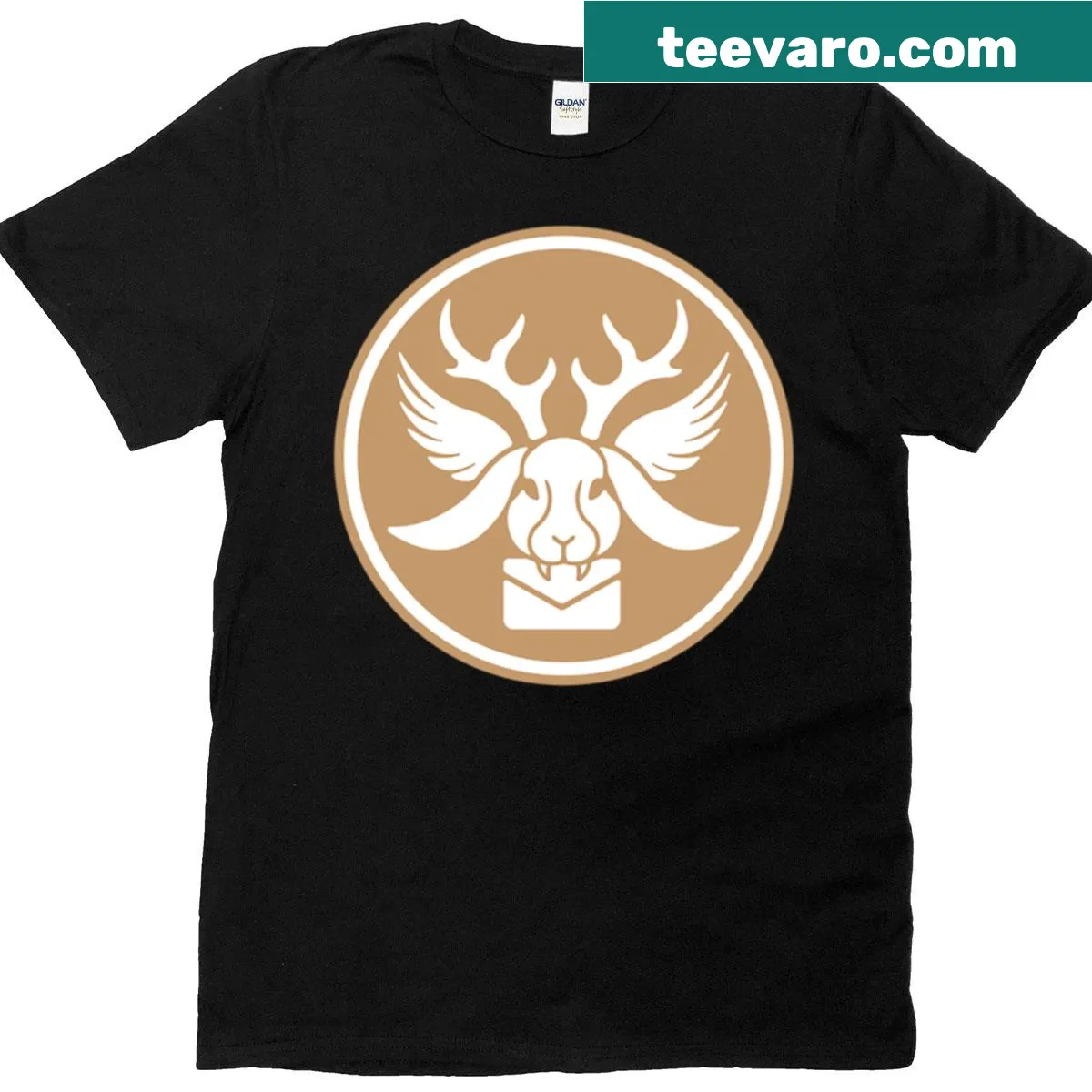 Concordant Pact symbol printed on a fantasy-themed T-shirt — on a men's t-shirt