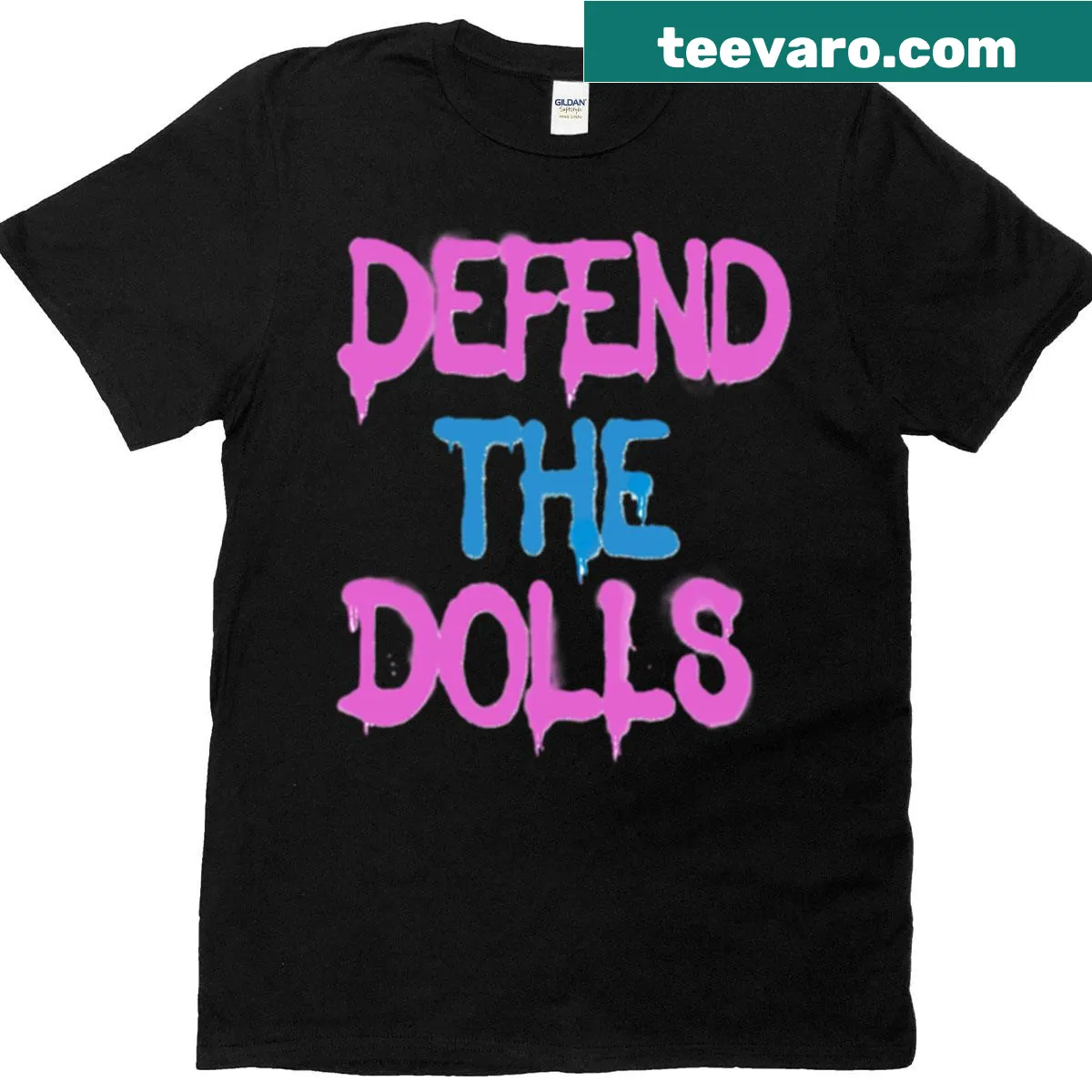 Nostalgic oversized T-shirt celebrating doll collecting — on a men's t-shirt