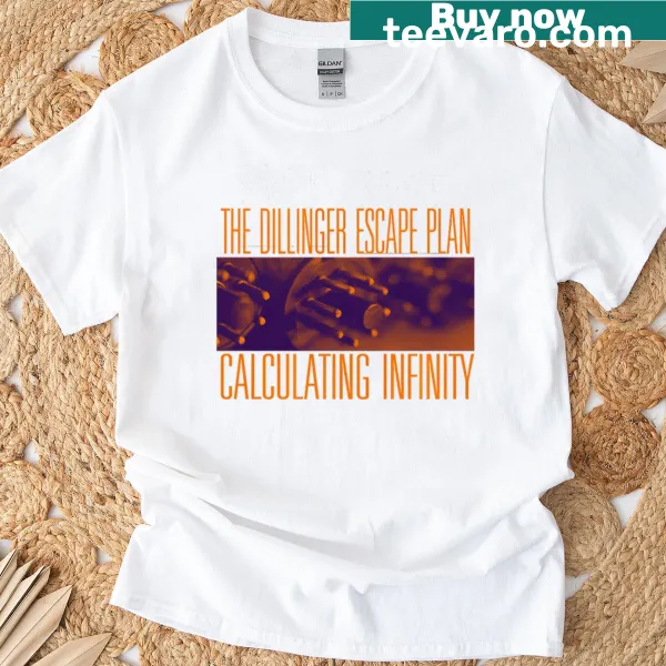 Dillinger Escape Plan t-shirt featuring bold graphics inspired by the band.