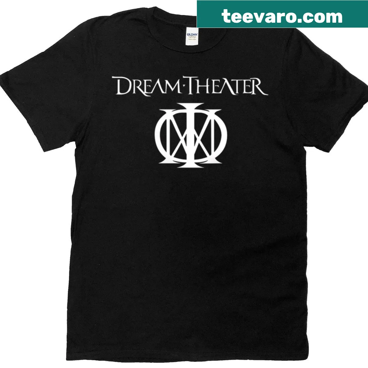 Dream Theater logo on a T-shirt design — on a men's t-shirt