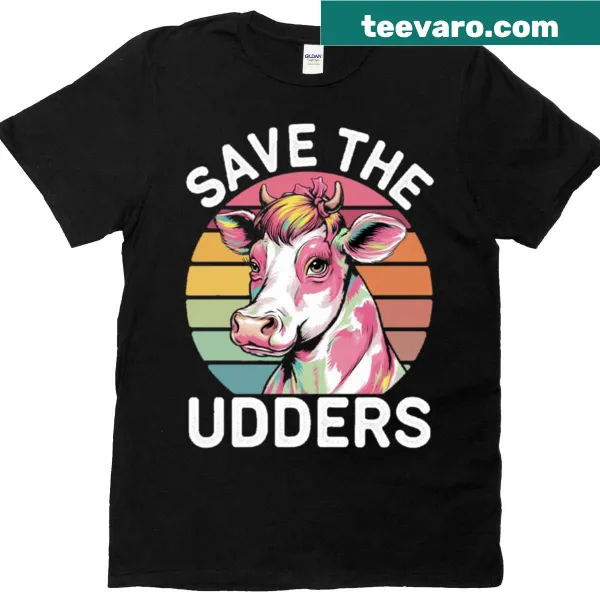 Vintage-style t-shirt with a humorous graphic supporting breast cancer awareness