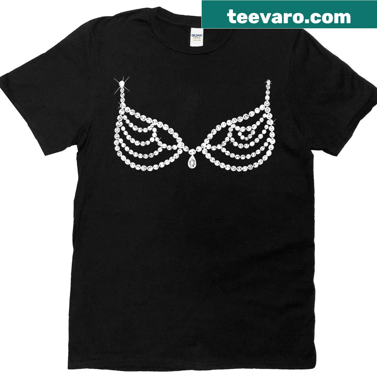Halloween Costume Show Girl t-shirt with creative costume design — on a men's t-shirt