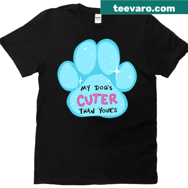 Playful dog lover T-shirt with cute dog illustration