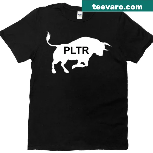 Illustration of a bull related to Palantir on a t-shirt