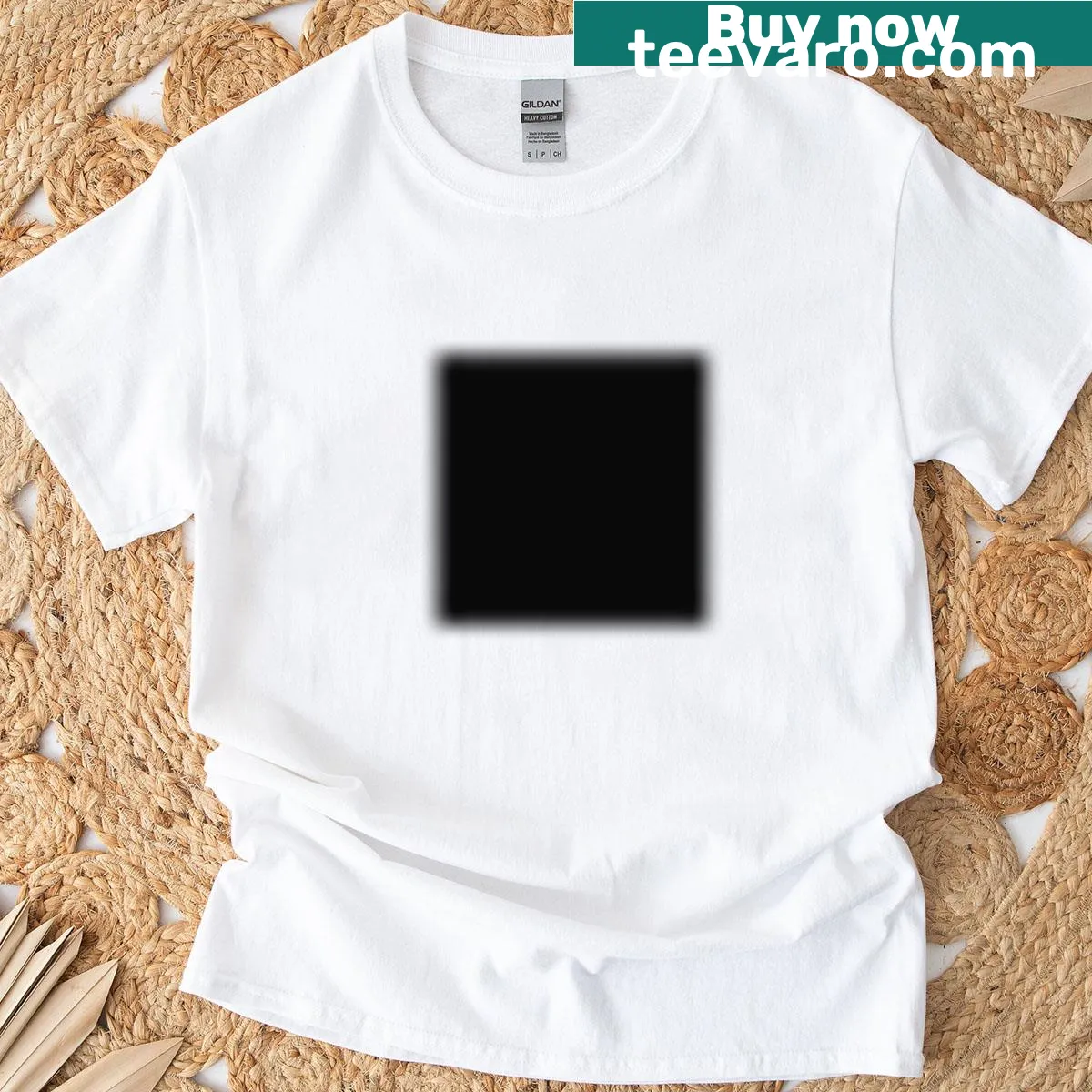 Plain solid black T-shirt for versatile styling. — on a men's t-shirt