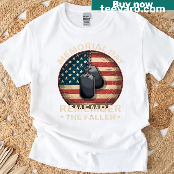 T-shirt honoring fallen veterans with respectful graphic for Veteran Day