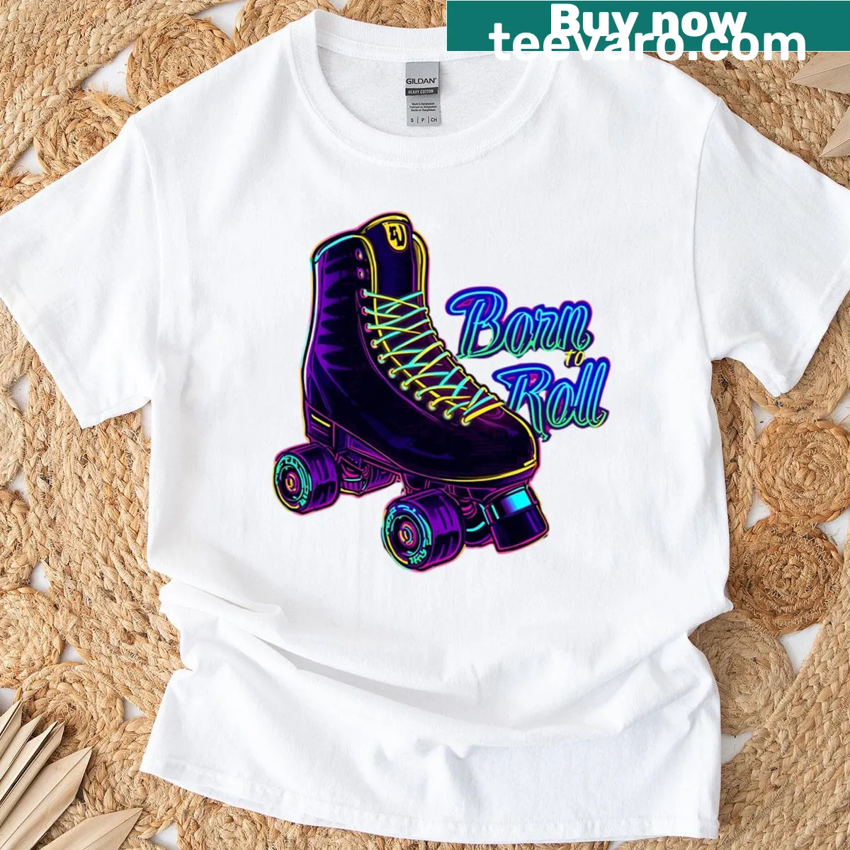 Retro sport-themed T-shirt with 80s and 90s inspired design — on a men's t-shirt