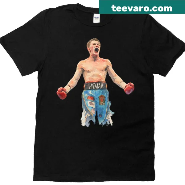 Ricky Hatton t-shirt featuring a bold boxing graphic