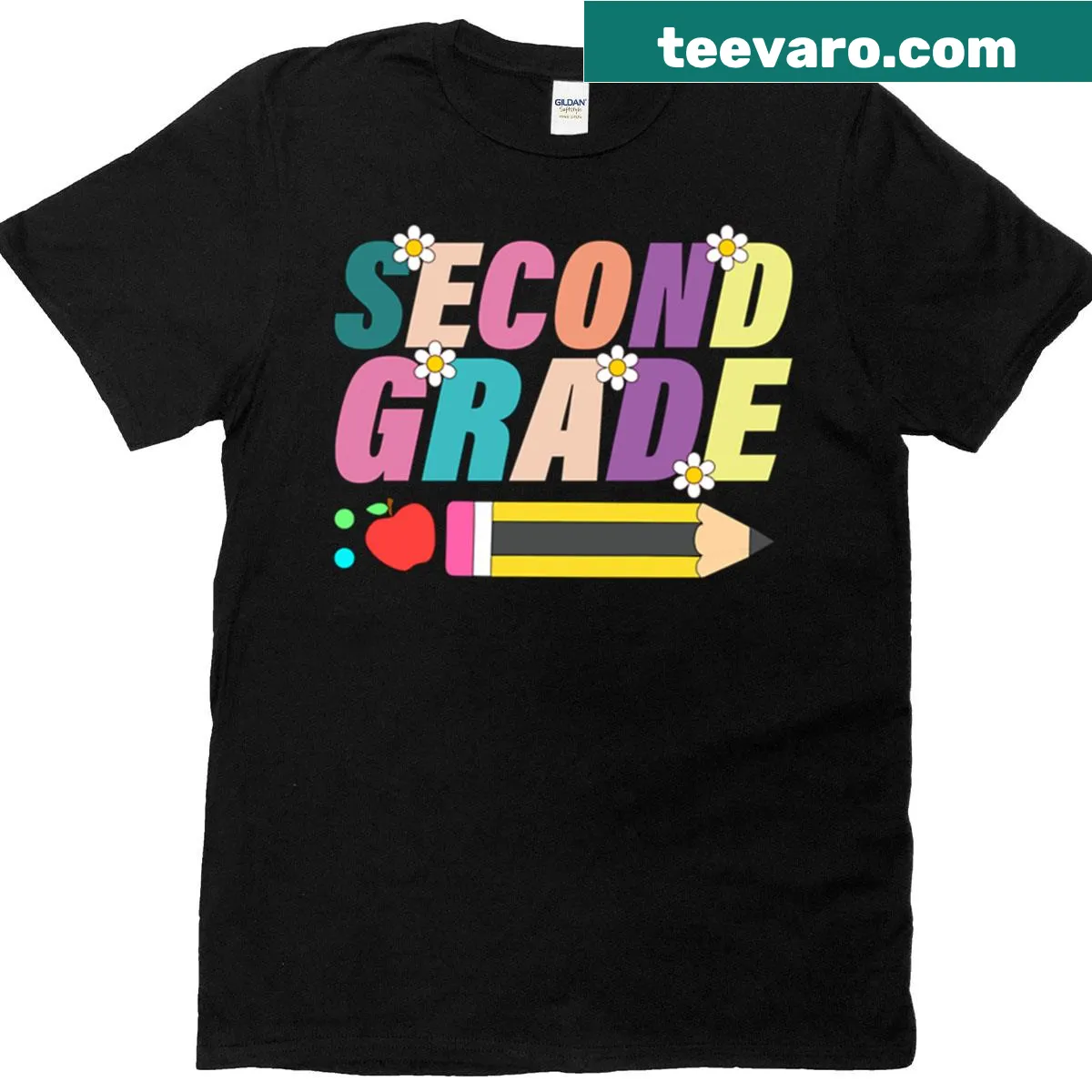 Retro first day of school T-shirt with bright dots for kids — on a men's t-shirt