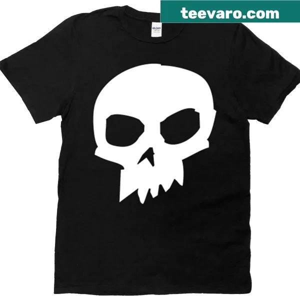 Edgy T-shirt featuring a detailed skull design