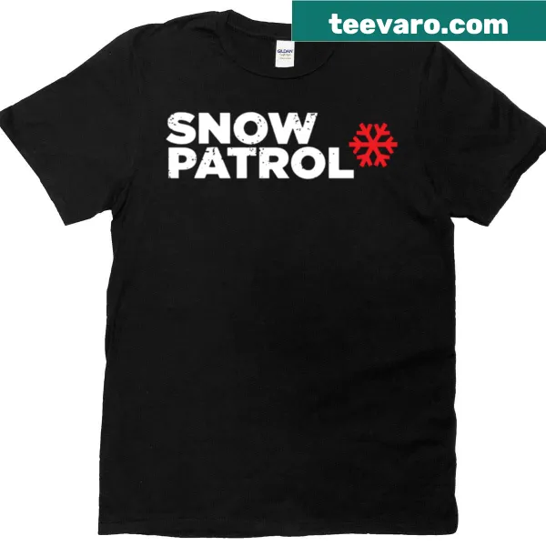 Oversized T-shirt with Snow Patrol graphic design