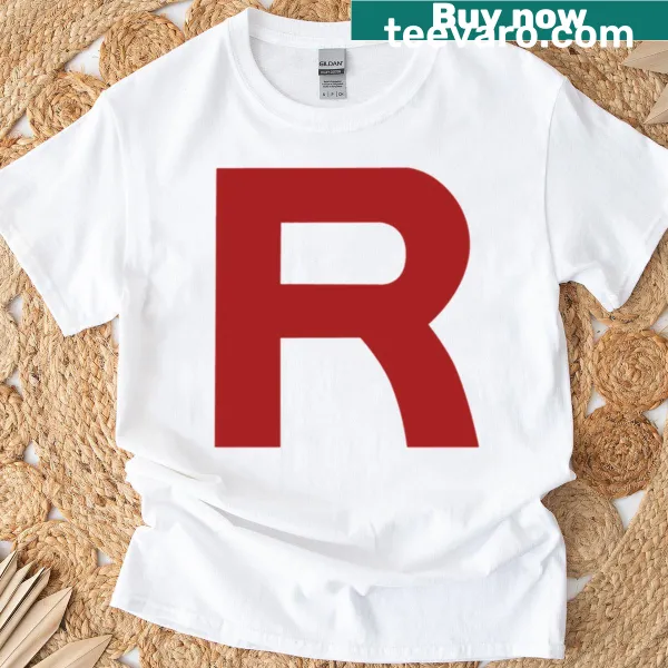 T-shirt featuring Team Rocket graphic from animated series