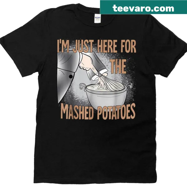 Retro Thanksgiving shirt with the phrase about mashed potatoes