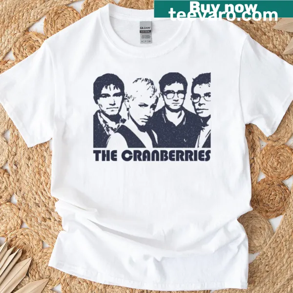 The Cranberries band graphic on music-themed t-shirt