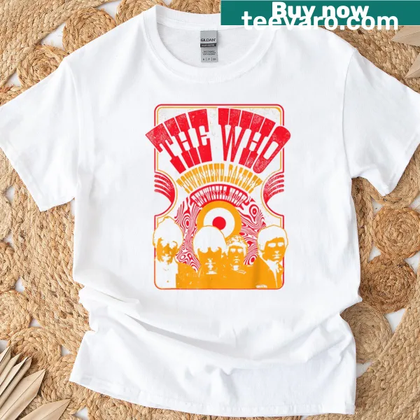 Retro-inspired T-shirt with The Who graphic