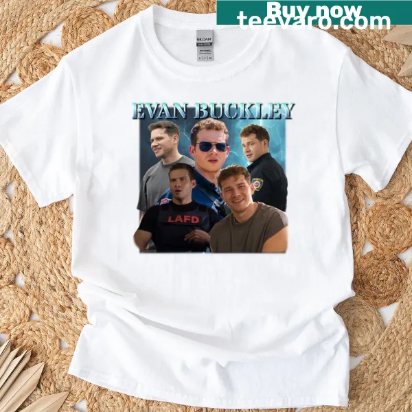 Vintage 90s graphic design t-shirt featuring Evan Buckley