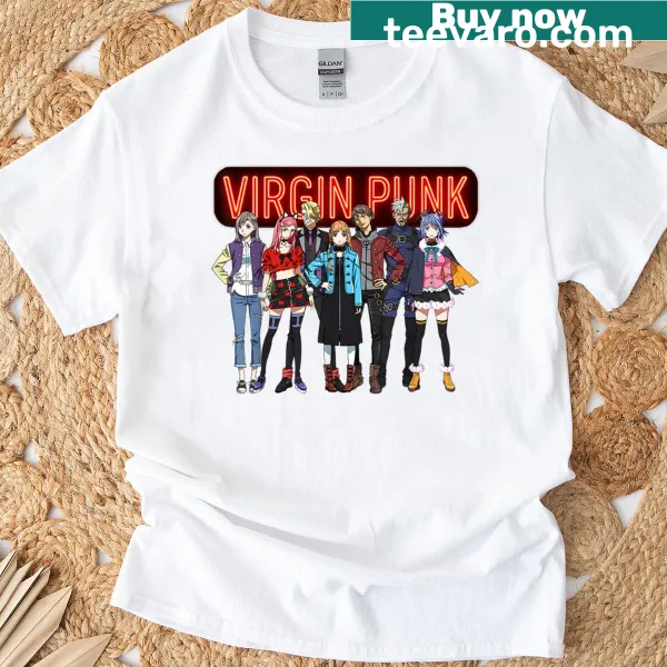 Punk-inspired T-shirt with bold typography