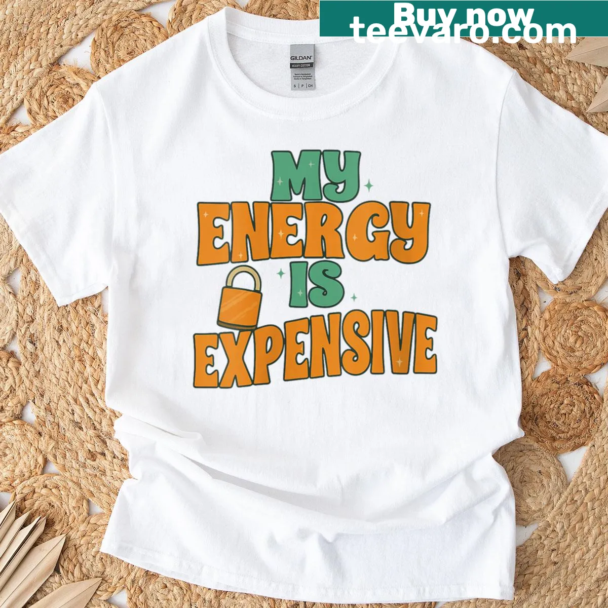 Empowering quote design on a women's T-shirt — on a men's t-shirt
