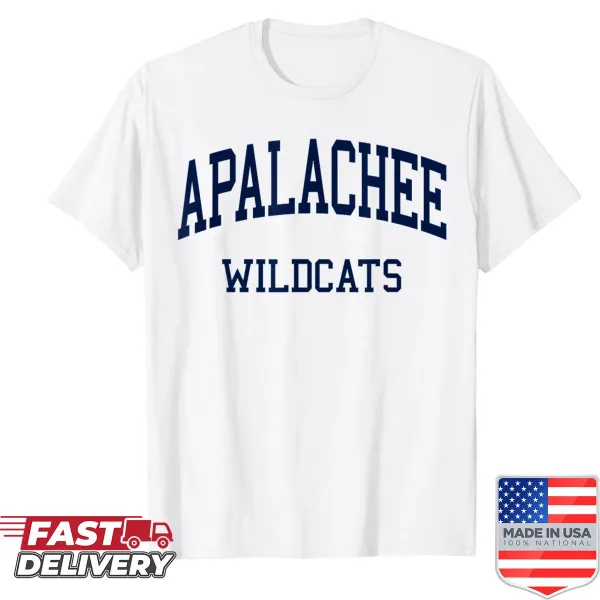 Retro shirt featuring Apalachee High School initials