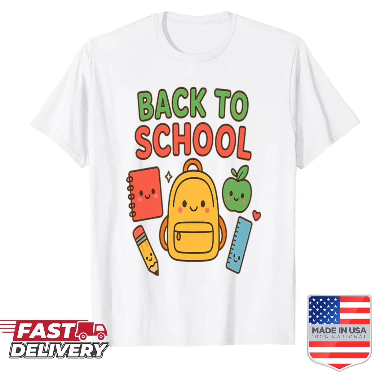 Funny back-to-school vibes shirt for teachers