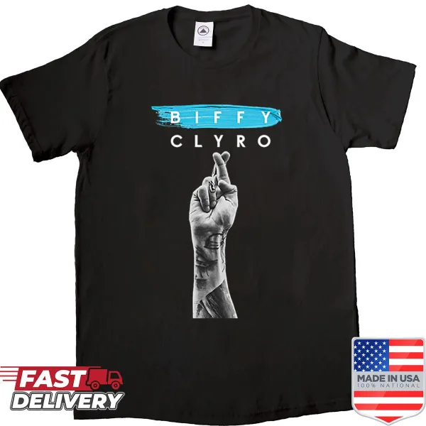 Biffy Clyro band logo graphic on a T-shirt
