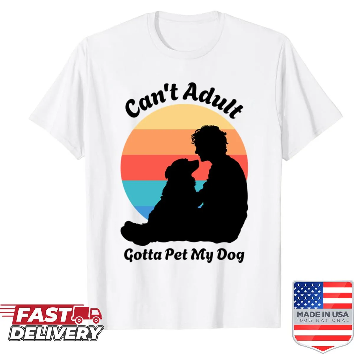 Humorous dog lover graphic shirt