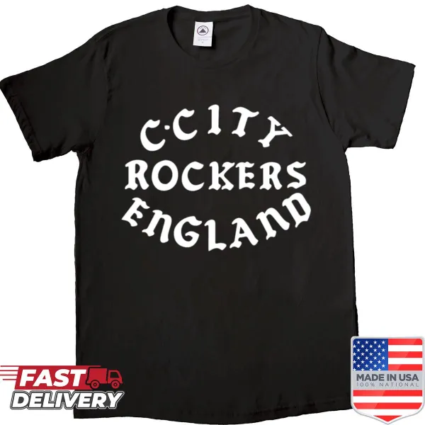Vintage rock shirt celebrating the UK music scene