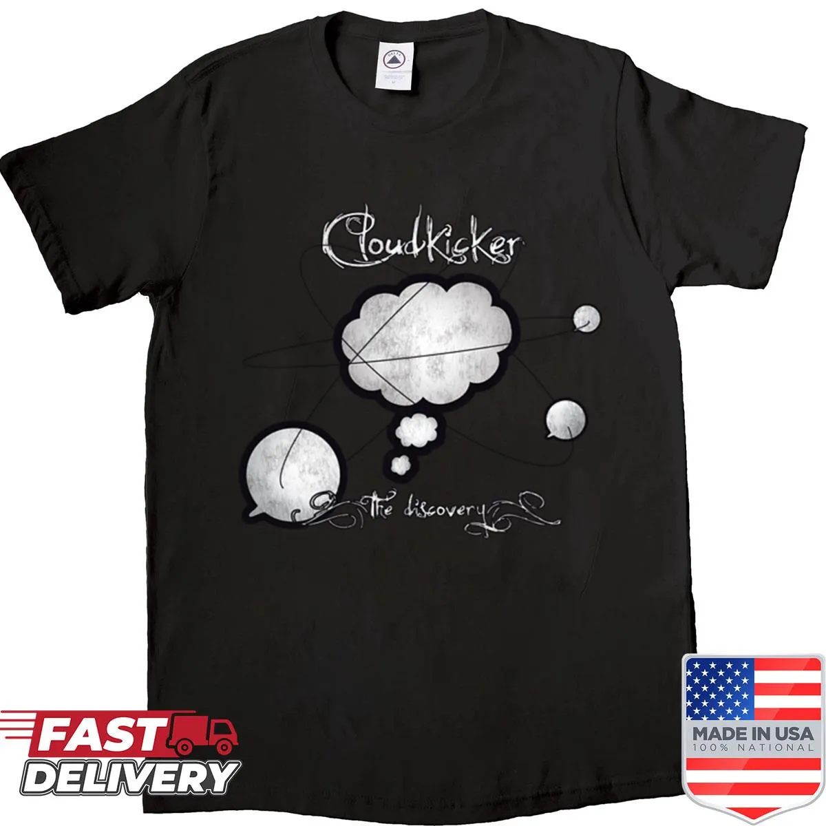 Illustrative shirt inspired by Cloudkicker's music