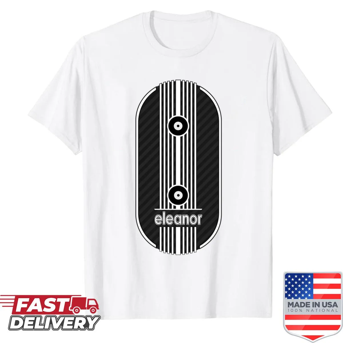 Vintage-style shirt featuring Eleanor's air cleaner from the 1967 Mustang