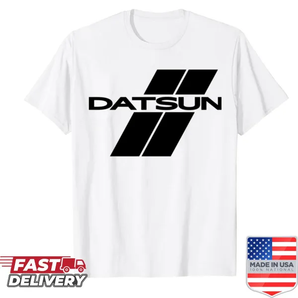 Classic Datsun design shirt with minimalist stripes