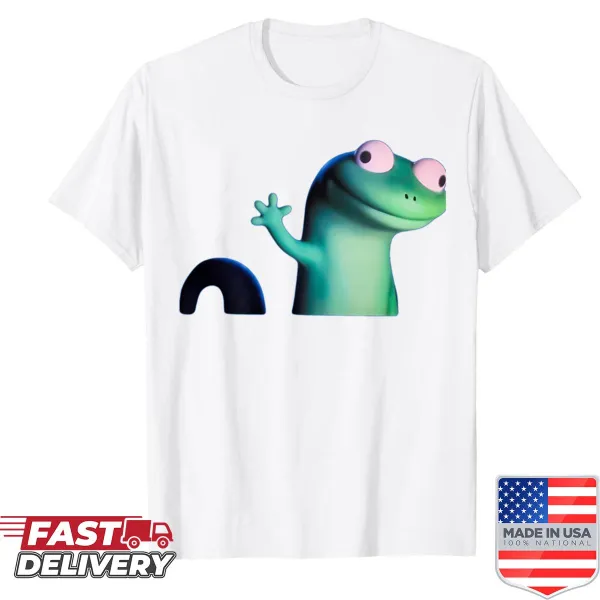 Elio lizard emote graphic shirt