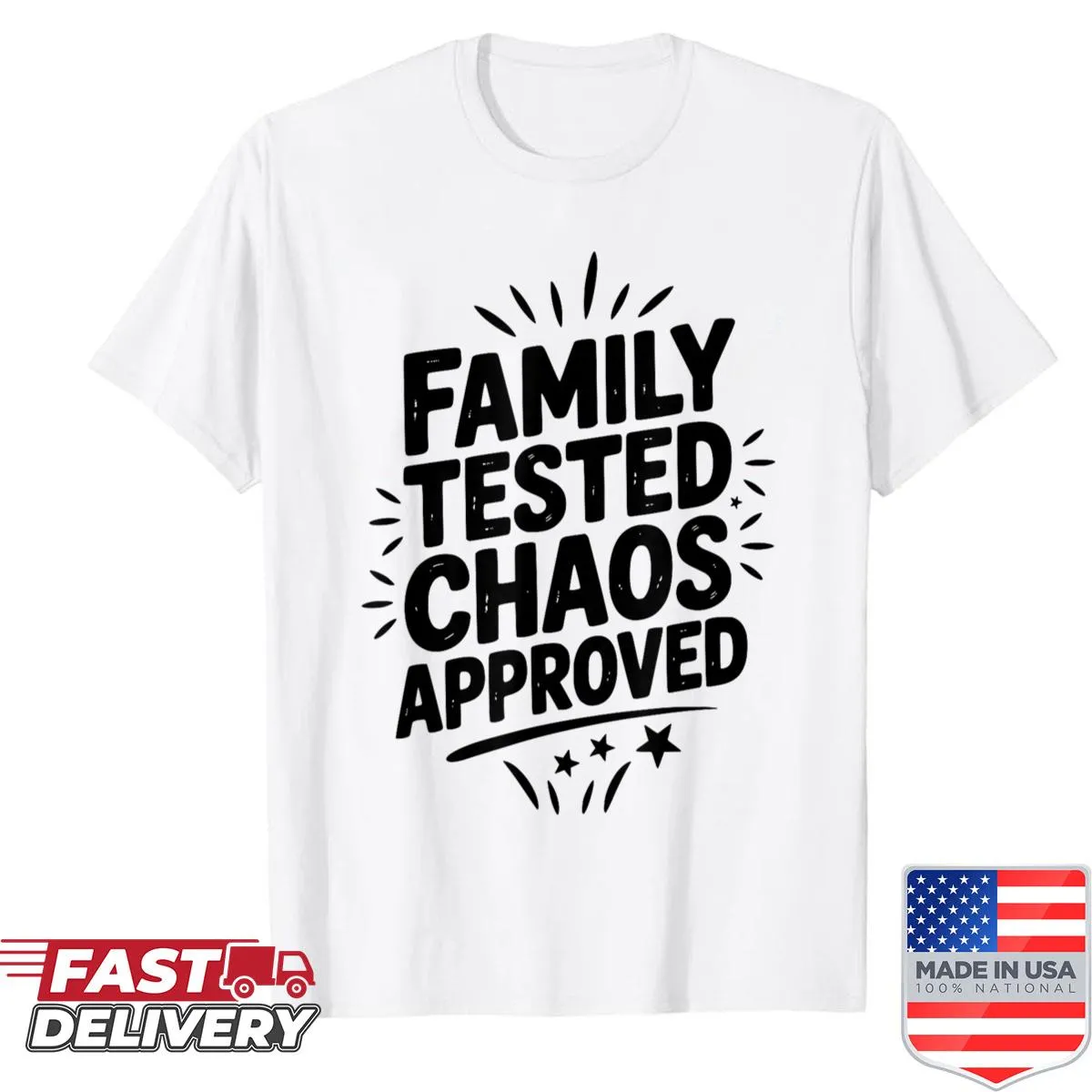 Funny family reunion shirt with chaotic theme