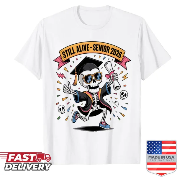 Funny skeleton design for seniors, showcasing humor about aging