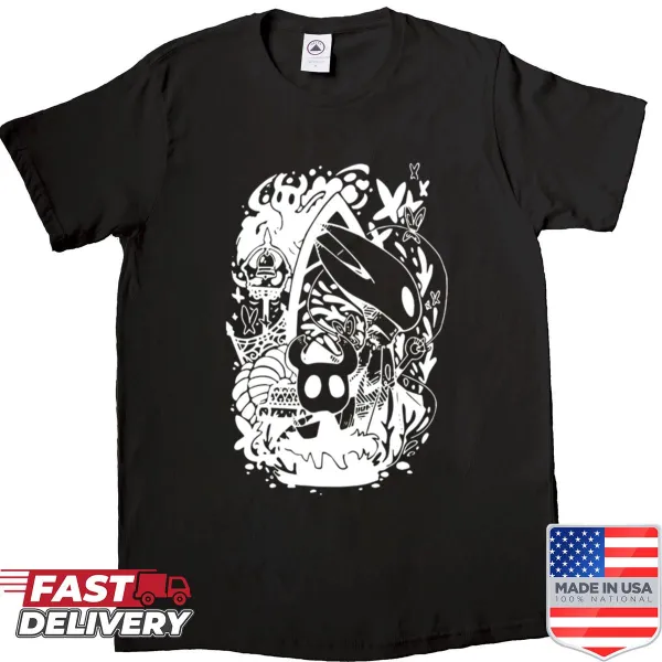 Hollow Knight themed funny graphic shirt for gamers