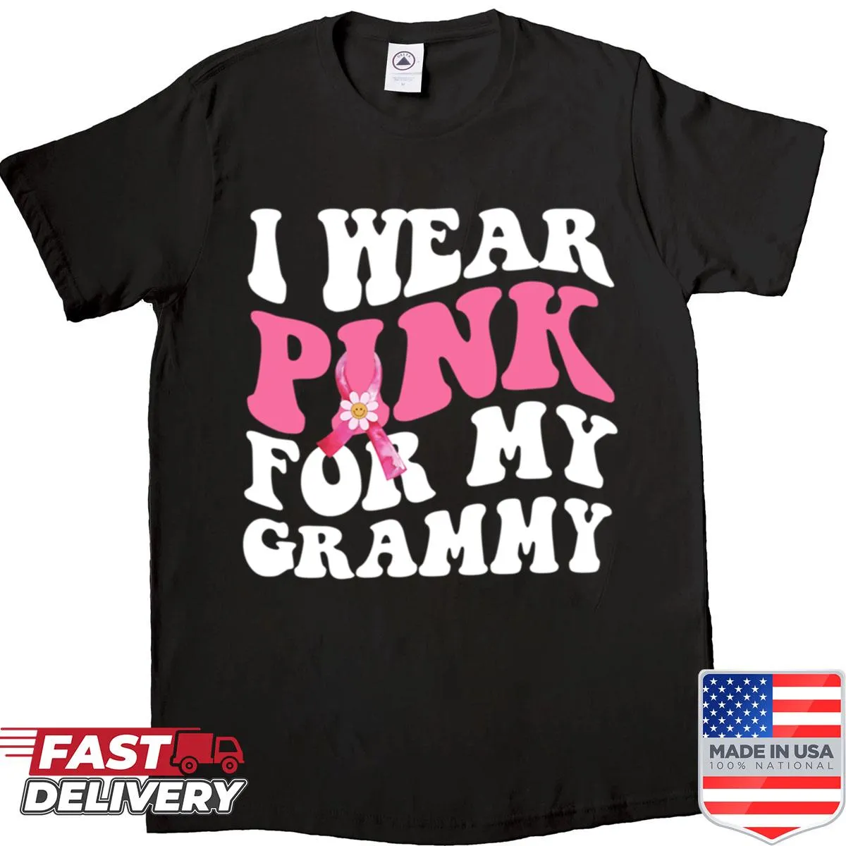Charming shirt for breast cancer awareness honoring grandmothers