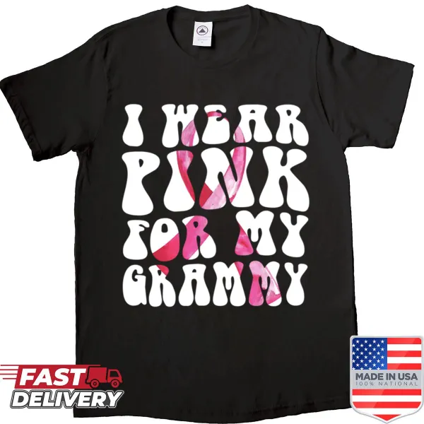 Supportive shirt for breast cancer awareness honoring grandmothers