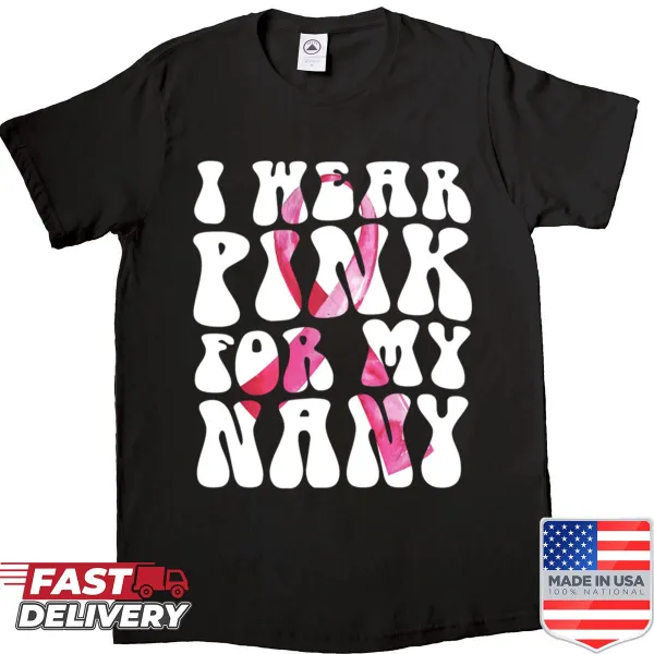 Groovy breast cancer support shirt for nannies