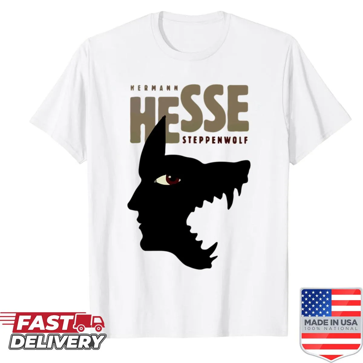 Funny graphic with 'Don't Look At The Bananas' text on a T-shirt.