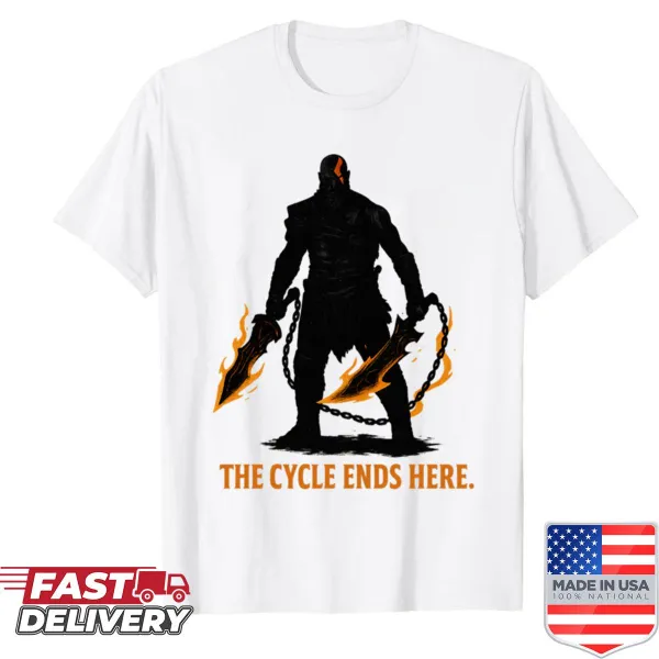 Kratos graphic representing strength and determination