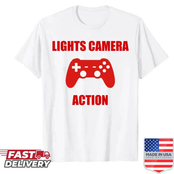 Playful t-shirt with a graphic for content creators and gamers