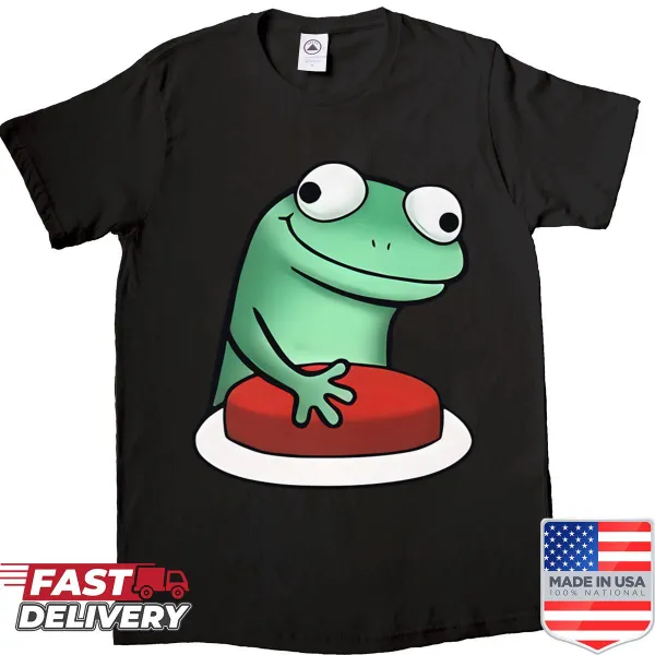 Humorous lizard meme graphic t-shirt for casual wear