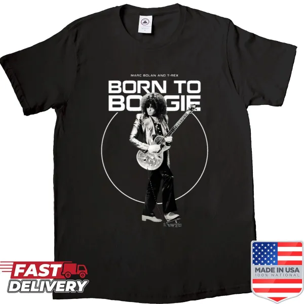 Marc Bolan t-shirt featuring bold typography of the singer's name