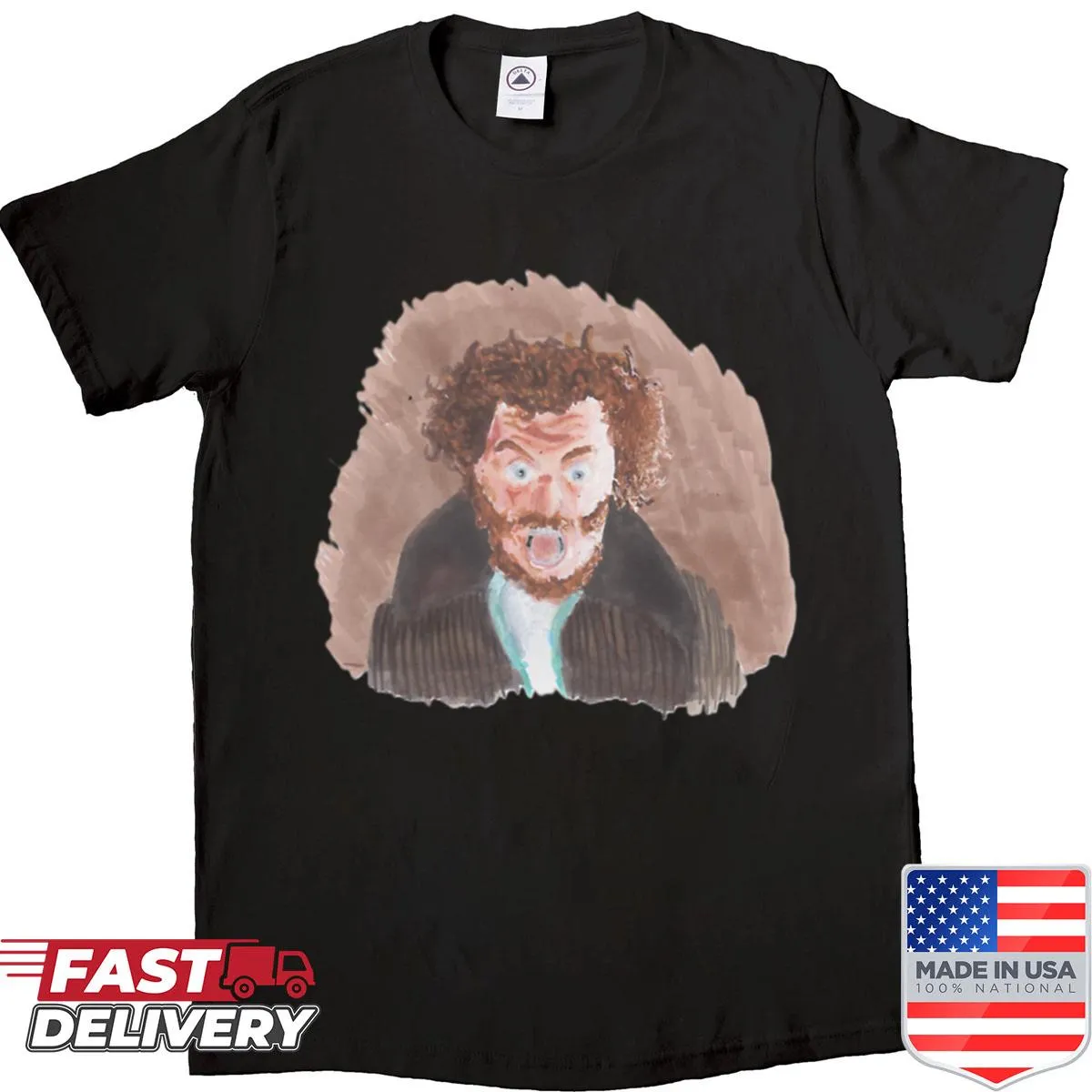 Vintage-style shirt featuring Marv Murchins cartoon design