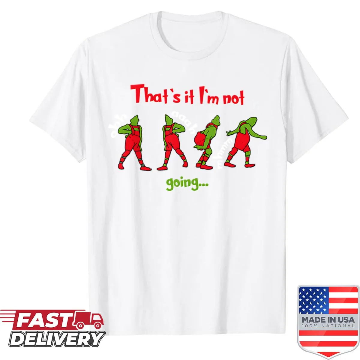 Sarcastic Christmas saying on a shirt