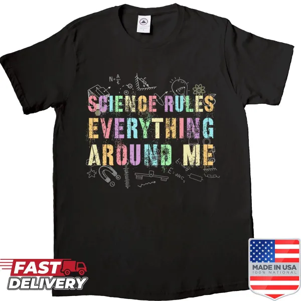 STEM Mom shirt featuring an inspiring science-themed graphic.
