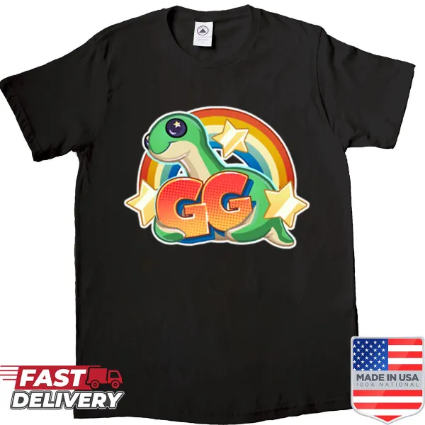 Funny gaming shirt featuring the Nessie sticker from Apex Legends