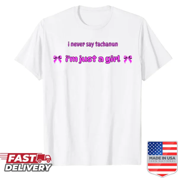 Shirt featuring the phrase 'No Tachanun' in stylish design